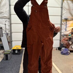 Duluth Trading Rust Orange Overalls